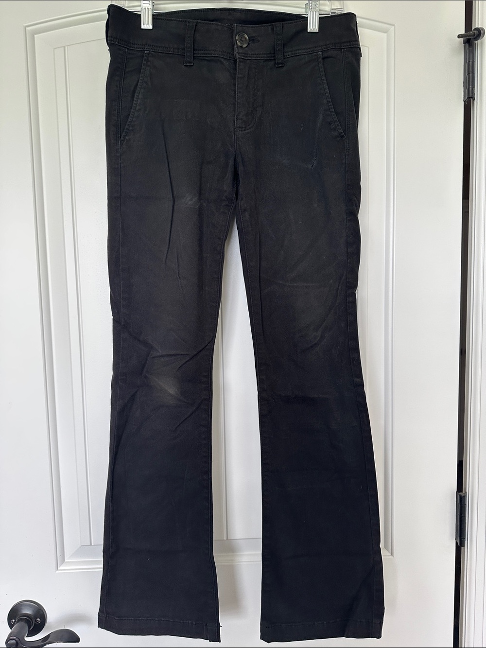 American Eagle Outfitters Black Kick Boot Pants